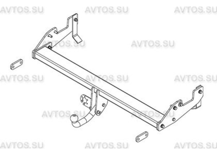 Фаркоп AvtoS для Toyota Hilux VII 2005-2015. Артикул TY 36