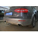 Фаркоп Galia оцинкованный для Audi A4 B8 седан, универсал 2007-2015. Быстросъемный крюк. Артикул A047C