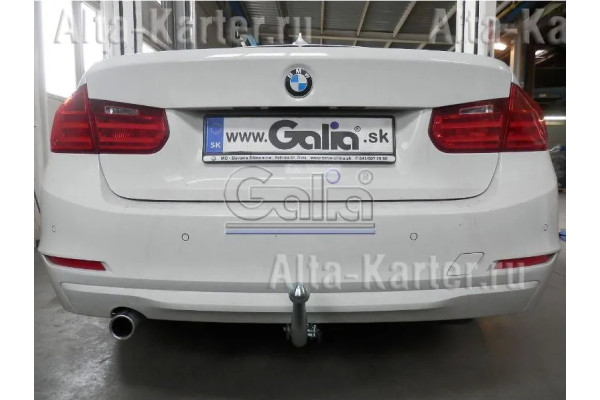 Фаркоп Galia оцинкованный для BMW 1-серия F20/F21 2011-2019. Быстросъемный крюк. Артикул B021C