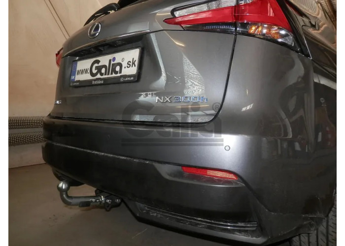 Фаркоп Galia оцинкованный для Lexus NX 300/300H 2014-2021. Быстросъемный крюк. Артикул L027C