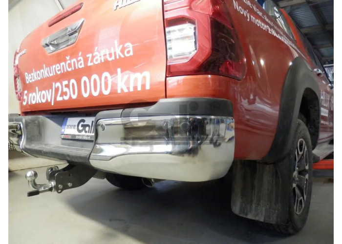 Фаркоп Galia оцинкованный для Toyota Hilux VIII Pick Up 2015-2023. Быстросъемный крюк. Артикул T078C