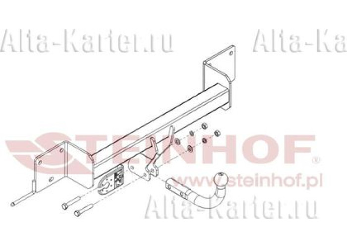 Фаркоп Steinhof для BMW X1 E84 2009-2015. Артикул B-053