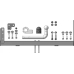 Фаркоп АвтоСтандарт с оцинк. шаром для Lada Granta седан, универсал, лифтбек 2011-2023. Артикул L102As