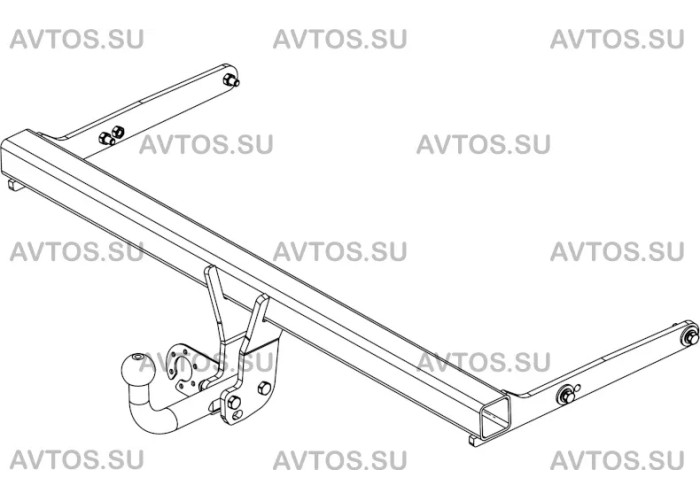 Фаркоп AvtoS для Volkswagen Tiguan II 2016-2023. Артикул SK 12