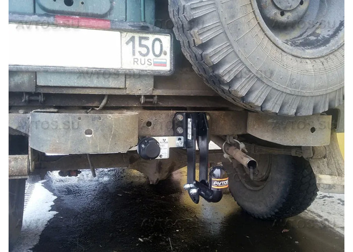 Фаркоп AvtoS для УАЗ 3909 (452), 2206, 3741, 39625, 3962, 3963. Артикул UAZ-07