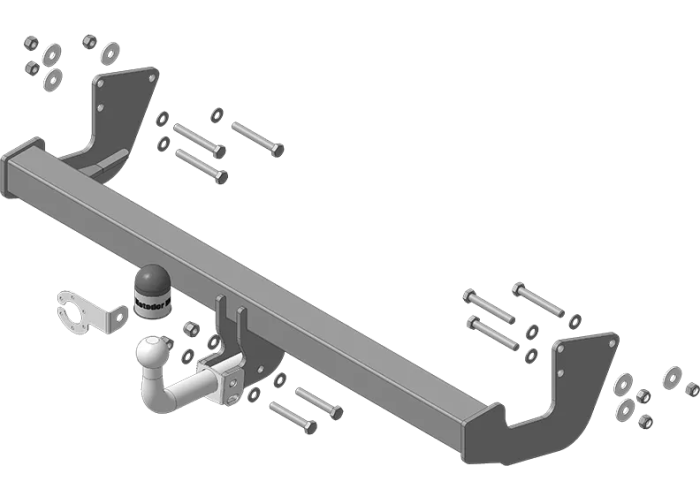 Фаркоп Мотодор для Mercedes-Benz V-Класс W447 2014-2023. Артикул 91204-A