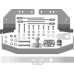 Фаркоп Мотодор для Toyota Land Cruiser 200 2007-2021 с нержавеющей накладкой. Артикул 92517-FEN
