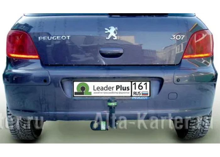 Фаркоп Лидер-Плюс для Peugeot 307 хэтчбек 2001-2008. Артикул P106-A