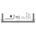 Фаркоп АвтоСтандарт с оцинк. шаром для Lada Vesta Cross седан, универсал 2017-2023. Артикул L101As