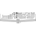 Фаркоп Мотодор оцинкованный (с хромированным шаром) для Honda Stepwgn V 2015-2023. Артикул 90806-E