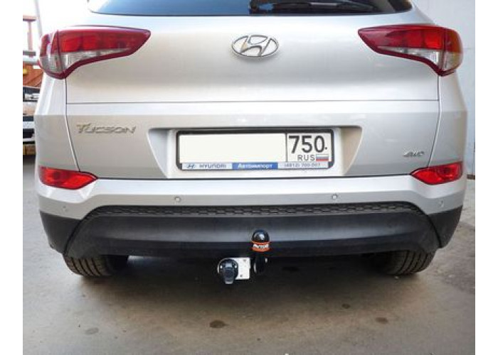 Фаркоп AvtoS для Hyundai Tucson III до рестайлинга 2015-2018. Артикул HY 28