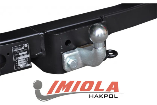 Фаркоп Imiola для Toyota Hilux VIII (без отбойного бруса) 2015-2023. Фланцевое крепление. Артикул T.103