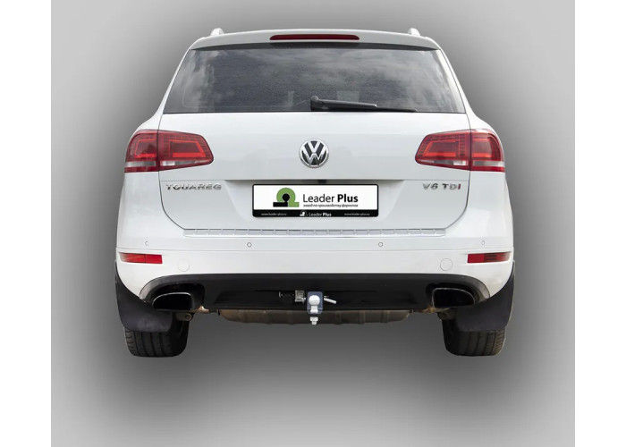 Фаркоп Лидер-Плюс для Volkswagen Touareg I (7LA,7P5) 2002-2010 (Шар вставка 50х50). Артикул V124-E