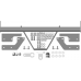 Фаркоп Мотодор для Toyota Hilux VIII без отбойного бруса 2015-2023. Фланцевое крепление. Артикул 92507-FE