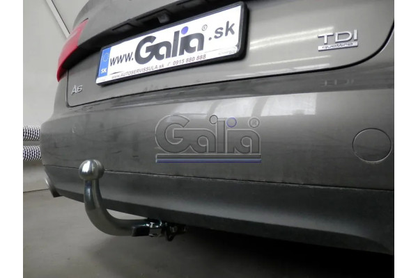 Фаркоп Galia оцинкованный для Audi A7 Sportback 2010-2014. Быстросъемный крюк. Артикул A049C