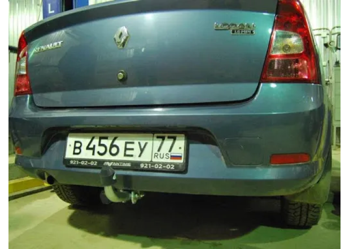 Фаркоп Galia оцинкованный для Renault Logan I седан 2004-2014. Артикул D033A
