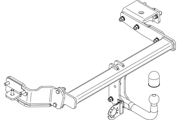 Фаркоп Steinhof для Kia Sorento IV (вкл. гибрид) 4wd 2020-2023. Артикул K-091