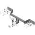 Фаркоп Мотодор под американский квадрат для CheryExeed VX 2021-2023. Артикул 99009-E