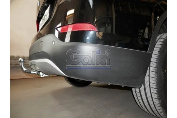 Фаркоп Galia оцинкованный для BMW X1 E84 (искл. M-обвес) 2009-2015. Быстросъемный крюк. Артикул B018C