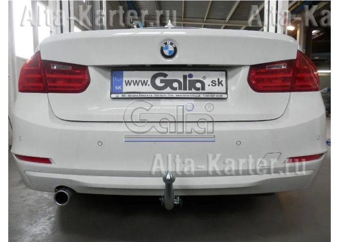 Фаркоп Galia оцинкованный для BMW 3-серия F34 Gran Turismo хэтчбек 2013-2020. Быстросъемный крюк. Артикул B021C